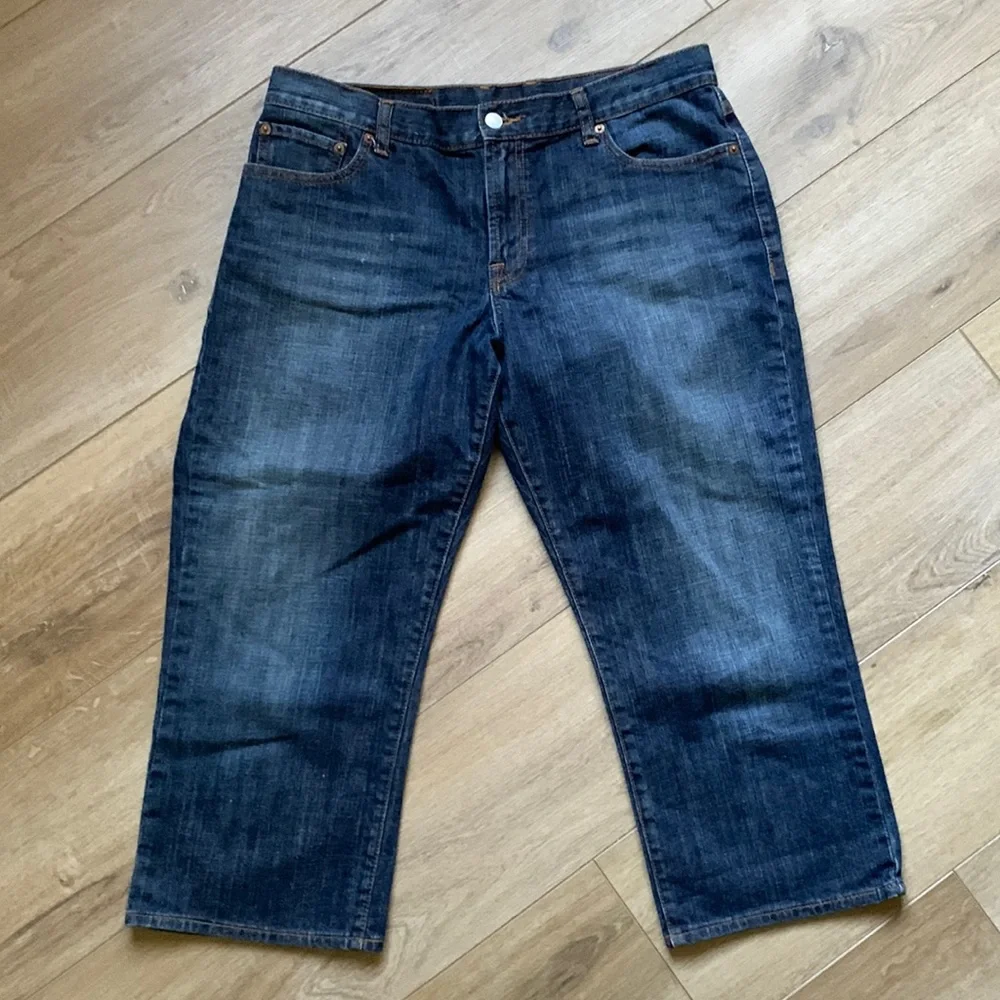 Lucky brand dungarees classic fit crop jeans size 32 - Picture 2 of 7